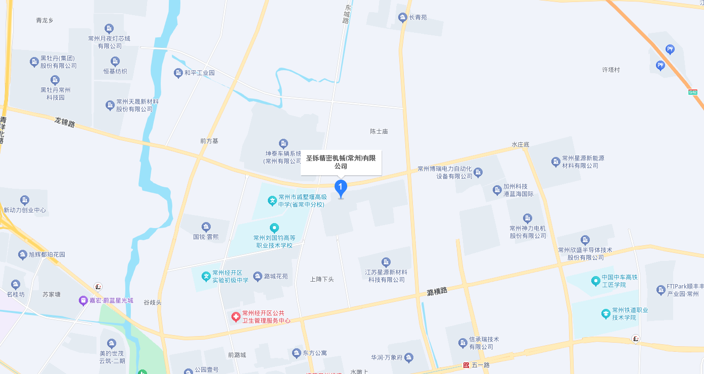 圣铄精密机械（常州）有限公司位置地图
